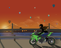 Motorcycle/Travel/Transportation Illustrations