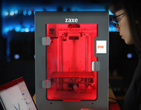 Zaxe // 3D Printer Screen UI Design