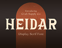 Heidar | Free Font
