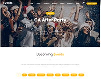 Events Wordpress Website
