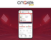 Cricket.com UI Updations