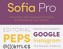 Sofia Pro Similar Free Fonts