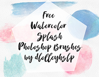 FREE WATERCOLOR SPLASH PHOTOSHOP BRUSHES
