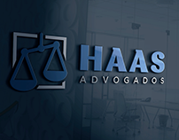 Criação de identidade visual para Haas Advogados
