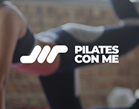 Pilates con me logo design