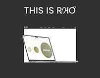 RHO | UI & UX Design Onlineshop Pottery