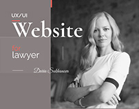 UX/UI Website "lawyer"
