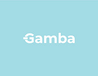 Brand identity design for Gamba.