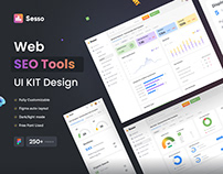 Web SEO Tools UI KIT Design - Sesso