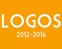 Série de logos réalisés entre 2012 et 2016.