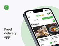 Food delivery app (design concept)