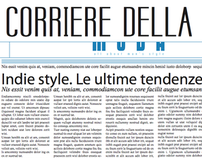 "Corriere della moda"  magazine