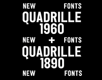 QUADRILLE | Typeface in Two Styles