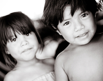 Portraits of Guarani Children in Brazil