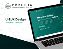 Profilia Website Creation UI UX Design