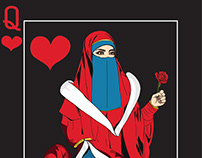 Queen Heart Jilbab / Illustration