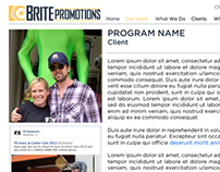 Brite Promotions Web Site