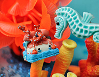 Finn Coral - Artisan Keycaps