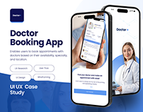 Doctor App UI UX Case Study