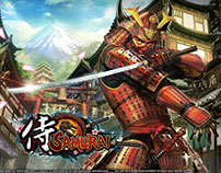 2015 Samurai Slot Game Graphic Design