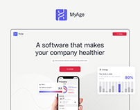 MyAge - Corporate Wellness Website