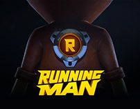 Running Man Animation Website + Game GUI