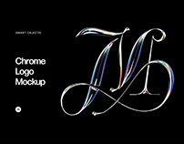 Chrome Logo Mockup