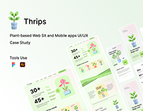 Plant-based landing page and mobile apps UI/UX