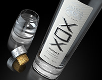 XOX. Vodka. Label design.