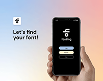 Fonting. Concept App.