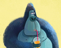 Gorilla illustration