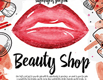 Beauty Shop FREE Flyer PSD