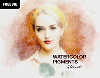 Free Download: Watercolor Pigments Effect