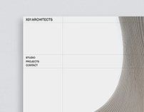 Architect Portfolio Website UI/UX