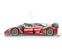 Ferrari Le Mans Cordero LMP1 | Design Proposal