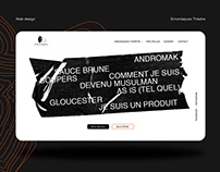Web design - Simoniaques Théatre
