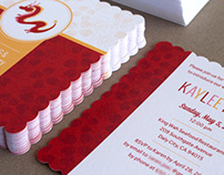 Red Egg and Ginger Party Invitations