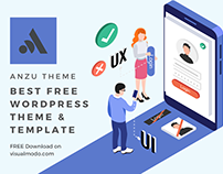 Best Free WordPress Theme - Anzu by Visualmodo
