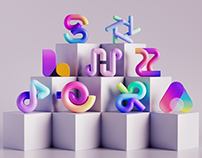 Surreal 3D Logo Compilation