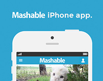 Mashable iPhone App Redesign
