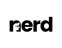 Nerd wordmark logo