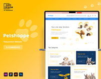 Petshoppe - Pet Care E-commerce - UI/UX Design