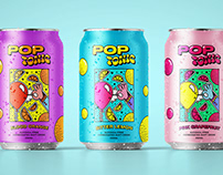 Pop Tonic Soft Drink Brand Identity & Packaging