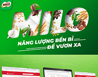 MILO new products display on E-com platform