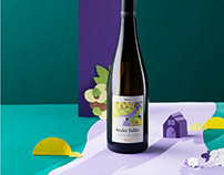 Wine label - La cabane des moutons - Alsace
