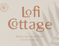 FREE | Lofi Cottage Rustic Sans Serif