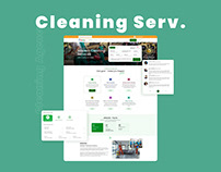 emiad cleaning agency website redesign