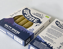 Vegetarian sausages from Upside | Packaging Design
