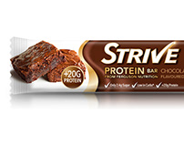 Strive Protein Bar Packaging & POS