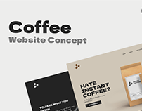 Coffee Website Concept | Grain Coffee